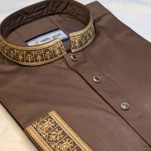 Chocolate Bamboo Cotton Panjabi