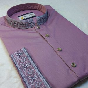 Lavender Bamboo Cotton Panjabi
